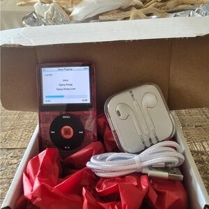 Modded Apple iPod Classic 30gb New battery with New Front and Rear Panels